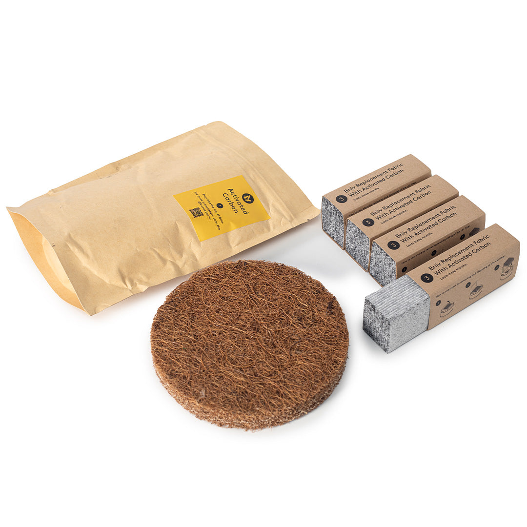 Briiv 2 - Activated Carbon One Year Filter Set